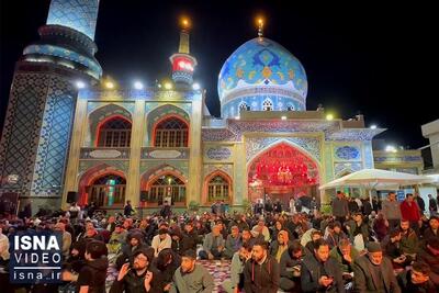 ویدیو/ احیا ۲۳ ماه مبارک رمضان در امامزاده صالح تهران