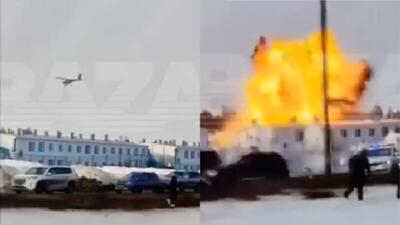 عمیق‌ترین حمله‌ پهپادی اوکراین به خاک روسیه/ ادعای هدف قرار گرفتن مرکز مونتاژ پهپاد در تاتارستان+عکس و فیلم