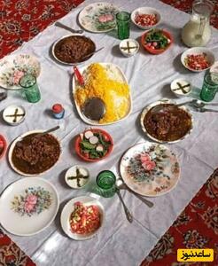 خلاقیت خنده دار مادر شیرازی در پخت قرمه سبزی با ایده گرفتن از پرچم ایران حماسه ساز شد+عکس/ هنر نزد ایرانیان است و بس!