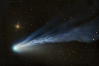 تصویر روز ناسا: دنباله‌دار پونز بروکس در شب