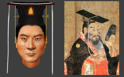 (تصاویر) دانشمندان چهره واقعی امپراتور چین باستان را بازسازی کردند