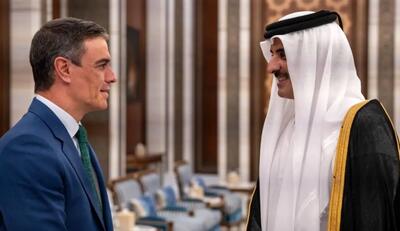 دیدار امیر قطر و نخست‌وزیر اسپانیا درباره تحولات غزه