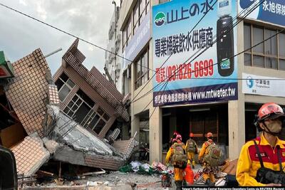 سابقه ثبت ۵ زلزله بزرگتر از ۷ در ۵۰ کیلومتری محل زمینلرزه ۷.۲ تایوان