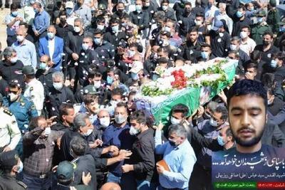 پیکر شهید روزبهانی در بروجرد به خاک سپرده می‌شود