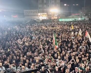 حضور پرشور مردم اسلامشهر در مراسم شب وداع با سردار شهید حسین امان‌اللهی