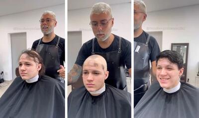 یک آرایشگر به کودکانی که موهای خود را بر اثر تصادف یا بیماری از دست داده اند، مدل موی رایگان می دهد!