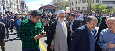 ملت ایران برای حمایت از قدس شریف همیشه در صحنه حاضر بوده است