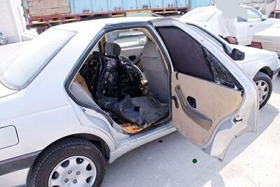 شناسایی و توقیف خودرو حامل مواد مخدر شیشه در شهرستان بندرلنگه