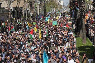 راهپیمایی روز جهانی قدس در گیلان؛ جلوه همدلی با مردم مظلوم فلسطین+ویدئو