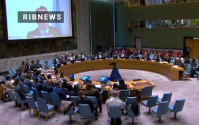 فیلم/ زلزله نشست شورای امنیت سازمان ملل را مختل کرد