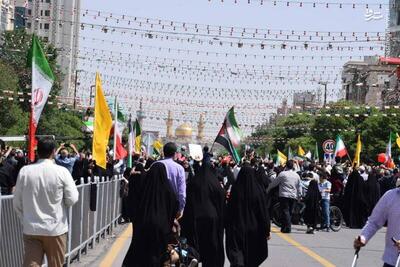 فیلم/ راهپیمایی روز قدس در مشهد، خراسان جنوبی و یزد