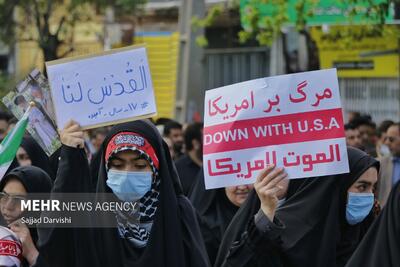 راهپیمایی روز قدس در روستای سنجر دزفول برگزار شد