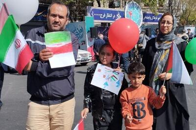 حضور اقشار مختلف مردم در راهپیمایی روز قدس تبریز