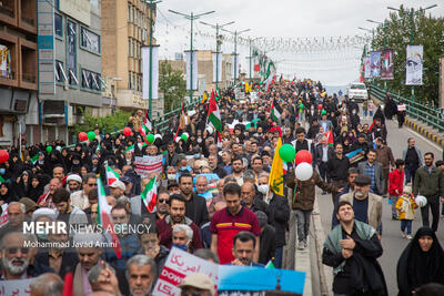 آغاز راهپیمایی روز قدس در قزوین