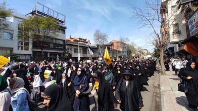 راهپیمایی روز قدس در رامسر