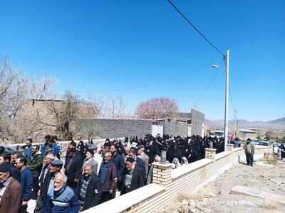 حضور پرشور مردم روستای نیسیان در راهپیمایی روز قدس