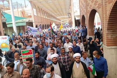 حضور یکپارچه خوزستانی‌ها در راهپیمایی روز قدس