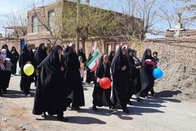 راهپیمایی روز قدس در روستای «شم آباد» خوشاب
