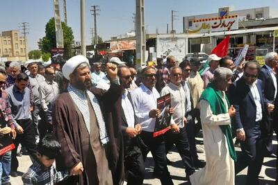 راهپیمایی باشکوه روز قدس در دیلم برگزار شد