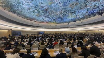 تصویب قطعنامه شورای حقوق بشر سازمان ملل برای توقف ارسال سلاح به رژیم صهیونیستی