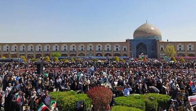 گزارش خبرنگار رکنا از راهپیمایی روز قدس در اصفهان + عکس و فیلم