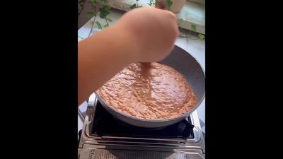 دستور پخت حلوا شیرخشک برای افطار + فیلم