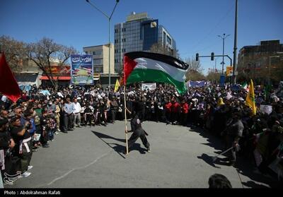 گزارش تصویری 9: راهپیمایی روز قدس در سراسر کشور از دوربین رسانه ها | خبرگزاری بین المللی شفقنا