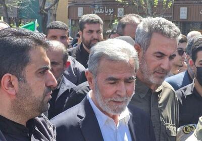 حضور زیاد نخاله و ابوفدک در راهپیمایی روز قدس در تهران - تسنیم
