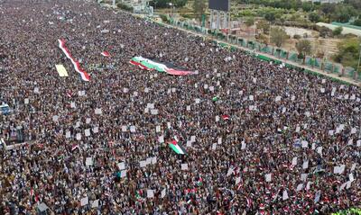 (ویدئو) راهپیمایی میلیونی روز جهانی قدس در پایتخت یمن