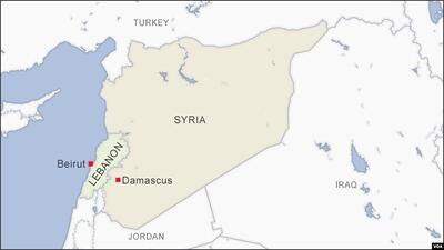 مقابله پدافند هوایی با اهداف متخاصم در دمشق