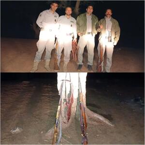 بازداشت شبانه‌ شکارچیان در منطقه شکار ممنوع هشتادپهلو