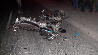 تصادف موتورسیکلت در زنجان ۲ کشته برجا گذاشت