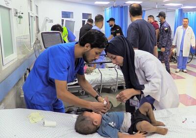 اوضاع فاجعه بار بیمارستان شهدا الاقصی در غزه