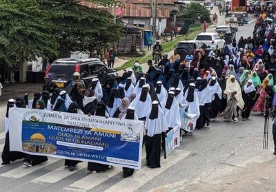 برگزاری راهپیمایی روز جهانی قدس در تانزانیا - تسنیم