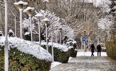 در این مناطق ایران برف بهاری می‌بارد
