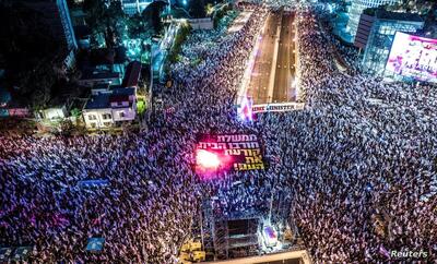 جنجال بزرگ در اسرائیل/ زیرگرفتن تظاهرکنندگان ضدنتانیاهو