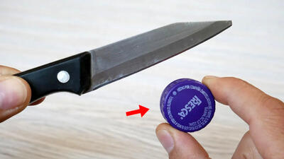 (ویدئو) 6 روش خلاقانه برای تیز کردن چاقو مانند تیغ در 3 دقیقه