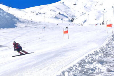 نخستین روز از مسابقات بین المللی اسکی آلپاین برگزار شد