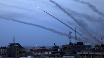 حمله موشکی مقاومت فلسطین به شهرکهای غلاف غزه در 184مین روز از جنگ