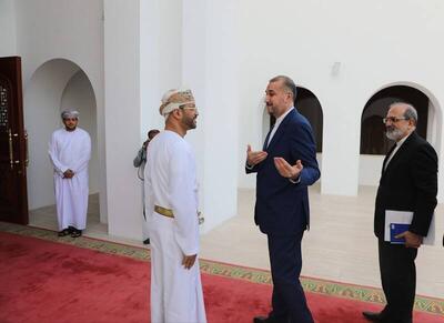وزیران امور خارجه ایران و عمان دیدار کردند 