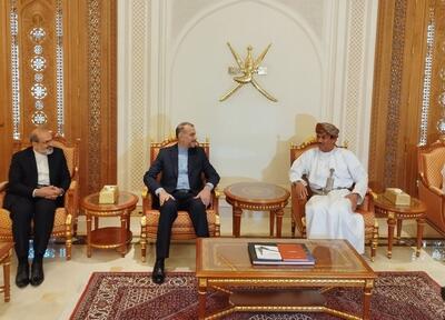 امیرعبداللهیان در مسقط/ وزیر امور خارجه و مذاکره‌کننده ارشد یمن دیدار کرد
