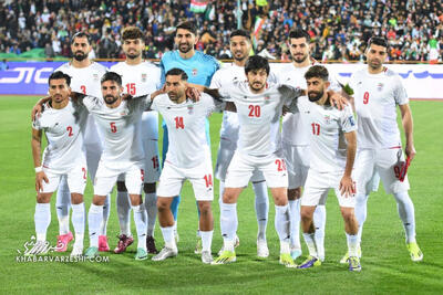 تازه‌ترین رده‌بندی فیفا؛ تیم ملی ایران همچنان در جایگاه بیستم