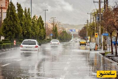 تداوم بارش‌ها طی سه روز آینده در نیمه غربی کشور/ وزش باد و رگبار باران امروز در پایتخت