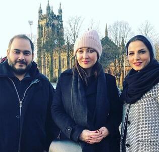 عکس | قاب قدیمی رضا داوودنژاد در کنار نیکی کریمی و دختر عمویش در لندن - عصر خبر
