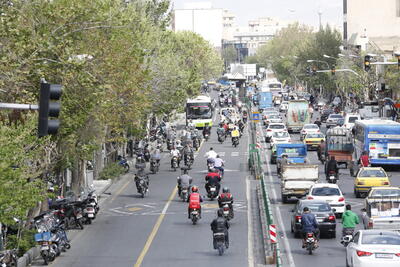 سونامی موتورسواری در تهران | از هر۳موتورسیکلت در کشور، یکی از آنها در تهران تردد می‌کند