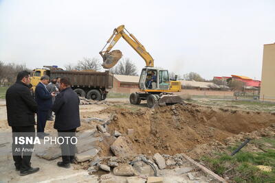 آغاز خاکبرداری و عملیات احداث دو بلوک خوابگاه متاهلی در دانشگاه محقق اردبیلی