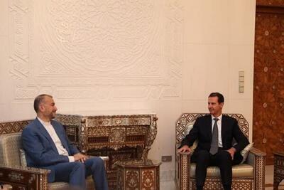 امیرعبداللهیان با بشار اسد دیدار کرد | رویداد24