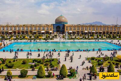 خلاقیت جالب شهرداری اصفهان با ایجاد یک المان منحصر به فرد و خاطره انگیز/ فقط تو ایران میشه این منظره زیبا رو دید!+عکس