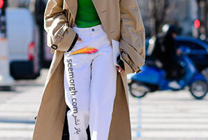ست کردن شلوار جین سفید برای بهار با 5 ایده جالب و زیبا