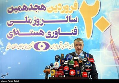 نشست خبری رئیس سازمان انرژی اتمی ایران- عکس خبری تسنیم | Tasnim